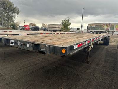Fontaine Velocity 48x102 Steel Flatbed Trailer - Spring, Sliding Axle