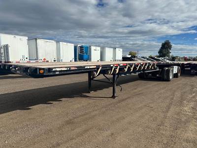 Fontaine Velocity 48x102 Steel Flatbed Trailer - Air Ride, Fixed Spread Axle