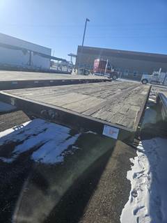 Fruehauf 45x96 Steel Flatbed Trailer - Spring, Sliding Axle