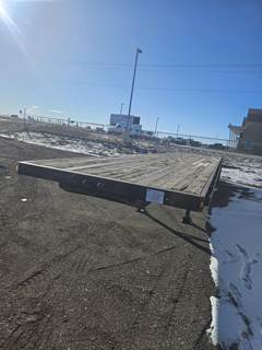 Fruehauf 45x96 Steel Flatbed Trailer - Spring, Sliding Axle