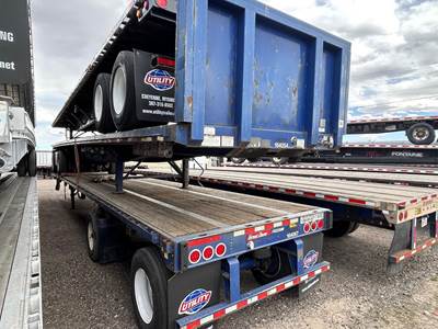 Great Dane 48x102 Steel Flatbed Trailer - Air Ride, Fixed Spread Axle