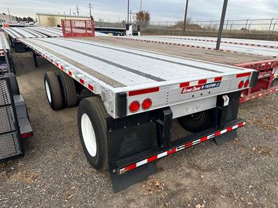 Great Dane Freedom LT 48x102 Combination Flatbed Trailer - Air Ride, Fixed Spread Axle