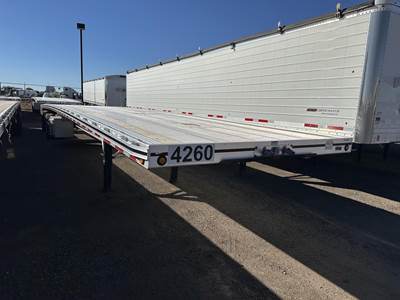 MAC 48x102 Aluminum Flatbed Trailer - Air Ride, Fixed Spread Axle