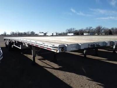 MAC 53x102 Aluminum Flatbed Trailer - Air Ride, Fixed Spread Axle