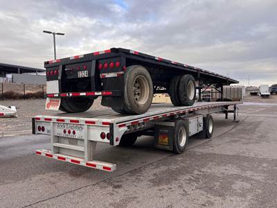 MAC 53x102 Aluminum Flatbed Trailer - Air Ride, Fixed Spread Axle