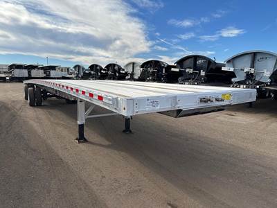 Reitnouer MaxMiser 48x102 Aluminum Flatbed Trailer - Air Ride, Fixed Spread Axle