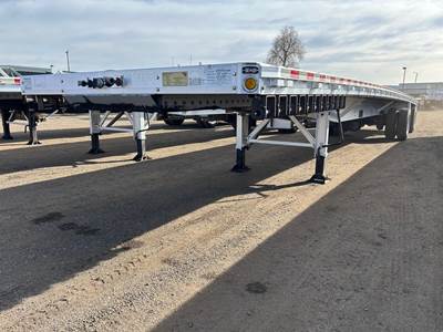 Reitnouer MaxMiser 48x102 Aluminum Flatbed Trailer - Air Ride, Fixed Spread Axle