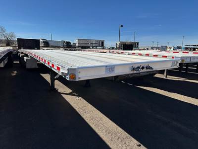 Reitnouer MaxMiser 48x102 Aluminum Flatbed Trailer - Air Ride, Fixed Spread Axle