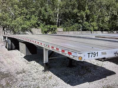 Reitnouer MaxMiser 53x102 Aluminum Flatbed Trailer - Air Ride, Sliding Axle