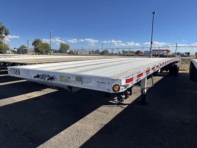 Reitnouer MaxMiser 53x102 Aluminum Flatbed Trailer - Air Ride, Sliding Axle