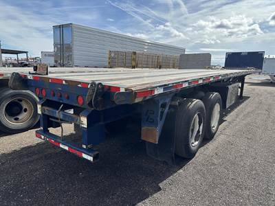 Transcraft 45x96 Steel Flatbed Trailer - Spring, Fixed Axle