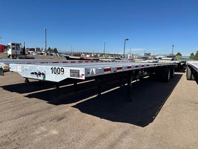 Transcraft 53x102 Combination Flatbed Trailer - Air Ride, Fixed Spread Axle