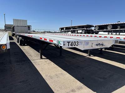 Transcraft 53x102 Combination Flatbed Trailer - Air Ride, Fixed Spread Axle