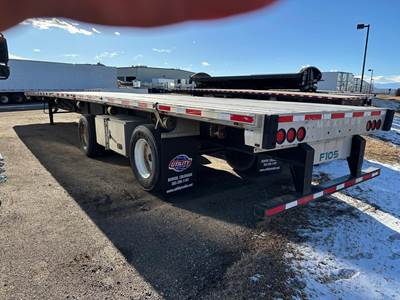 Transcraft 53x102 Combination Flatbed Trailer - Air Ride, Fixed Spread Axle