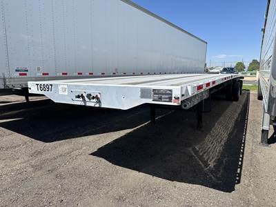 Transcraft 53x102 Combination Flatbed Trailer - Air Ride, Fixed Spread Axle