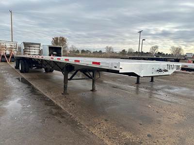 Transcraft 48x102 Combination Flatbed Trailer - Air Ride, Fixed Spread Axle