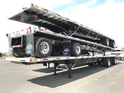 UTILITY 48x102 Combination Flatbed Trailer - Air Ride, Fixed Spread Axle
