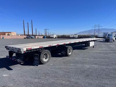 UTILITY 4000AE 53x102 Combination Flatbed Trailer - Air Ride, Sliding Axle