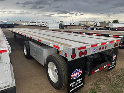 UTILITY 4000AE 48x102 Combination Flatbed Trailer - Air Ride, Fixed Spread Axle