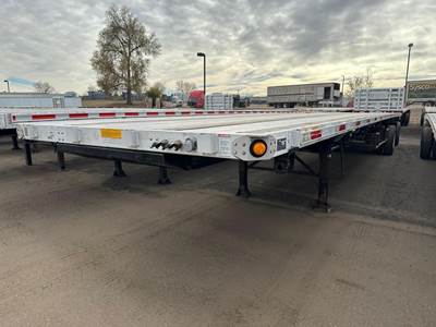 UTILITY 4000AE 48x102 Combination Flatbed Trailer - Air Ride, Fixed Spread Axle