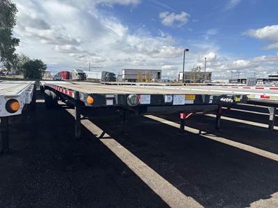 UTILITY 48x102 Steel Flatbed Trailer - Spring, Sliding Axle