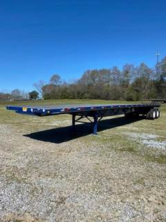 UTILITY 48x102 Steel Flatbed Trailer - Spring, Sliding Axle