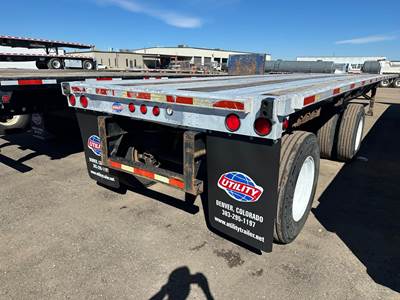 UTILITY 48x102 Combination Flatbed Trailer - Air Ride, Fixed Spread Axle