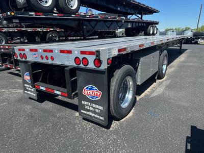 UTILITY 53x102 Combination Flatbed Trailer - Air Ride, Fixed Spread Axle