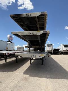 Wabash 48x102 Combination Flatbed Trailer - Air Ride, Fixed Spread Axle