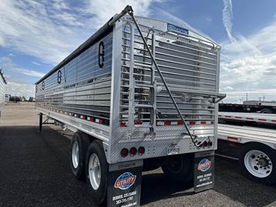 Stoughton 42x96 Combination Hopper / Grain Trailer - Air Ride, Fixed Axle