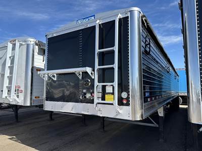 Stoughton 42x96 Combination Hopper / Grain Trailer - Air Ride, Fixed Axle