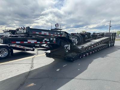 Load King 503/605 SS SFF LOAD KING 60 TON LOWBOY, PONY MOTOR Lowboy Trailer