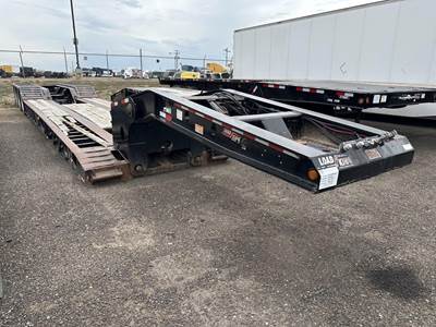 Load King 53x102 Tri Axle Steel Lowboy Trailer - Air Ride, Fixed Axle