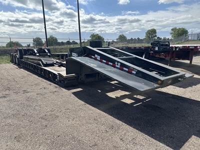 Load King 60 TON LOWBOY W WEST COAST EQUALIZER, SPREADER BAR Lowboy Trailer
