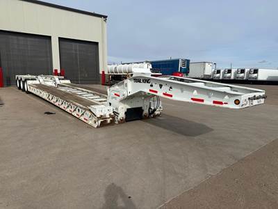 Trail King 53x102 Tri Axle Steel Lowboy Trailer - Air Ride, Fixed Axle