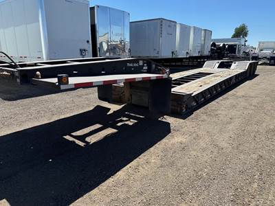 Trail King 53x102 Tri Axle Steel Lowboy Trailer - Air Ride, Fixed Axle