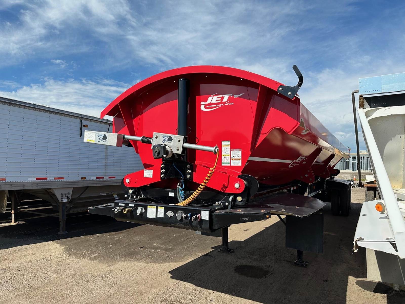 2022 JET 40' AIR RIDE JET SIDE DUMP, ELECTRIC TARP, 2WAY V Single Axle