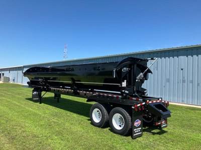 JET 40' SIDE DUMP W TUB EXTENSION, PERFECT SILAGE TRAI Tandem Axle Steel Side Dump Trailer - Air Ride, Fixed Axle