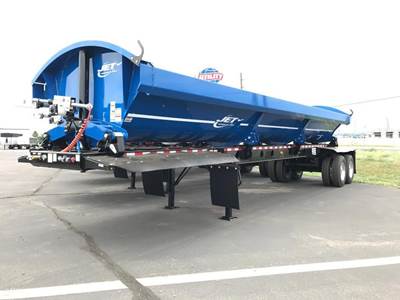 JET JET SIDE DUMP 4 PIVOT POINTS PER SIDE, ELECTRIC TA Side Dump Trailer