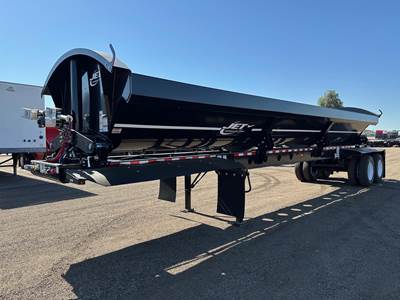 JET 40x102 Tandem Axle Steel Side Dump Trailer - Air Ride