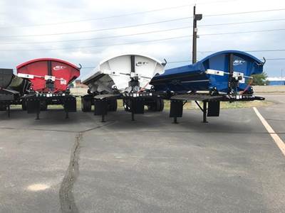 JET JET SIDE DUMP, AIR RIDE, 4 PIVOT POINTS PER SIDE, Side Dump Trailer