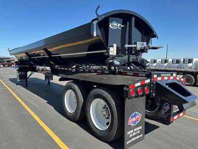 JET 40x102 Tandem Axle Steel Side Dump Trailer - Air Ride
