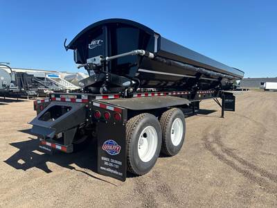 JET TRAILERS ON THE GROUND & READY TO WORK!!! (4) PIVO Side Dump Trailer