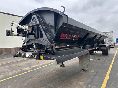 Ranco RANCO SIDE DUMP, AIR RIDE, 40', ELECTRIC TARP Tandem Axle Steel Side Dump Trailer - Air Ride, Fixed Axle