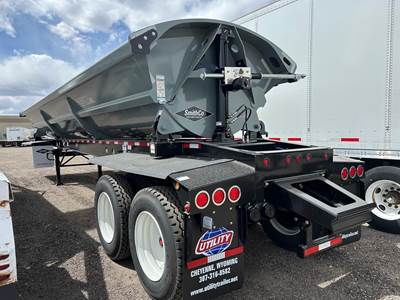 SmithCo 40' AIR RIDE SIDE DUMP, 2-WAY VALVE, 6" HD CYLINDE Tandem Axle Steel Side Dump Trailer - Air Ride, Fixed Axle