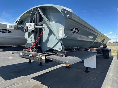 SmithCo 40' AIR RIDE SIDE DUMP, 6" HD CYLINDERS, ELECTRIC Tandem Axle Steel Side Dump Trailer - Air Ride