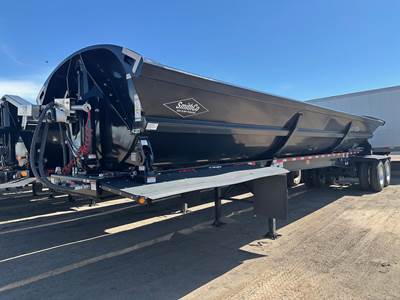 SmithCo 40' AIR RIDE SIDE DUMP, ELECTRIC TARP, SCALE, DUMP Tandem Axle Steel Side Dump Trailer - Air Ride, Fixed Axle