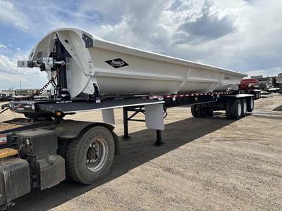SmithCo TRI AXLE AIR RIDE SIDE DUMP, 6" CYLINDERS, REAR LI Side Dump Trailer
