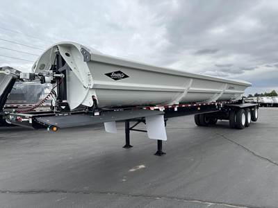 SmithCo TRI AXLE SIDE DUMP W SUPER SPREAD, AIR RIDE, 6" HD Side Dump Trailer