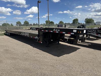 XL Specialized 40 TON SLIDE AXLE RECOVERY TRAILER, AIR RIDE, WINC Traveling Axle Trailer